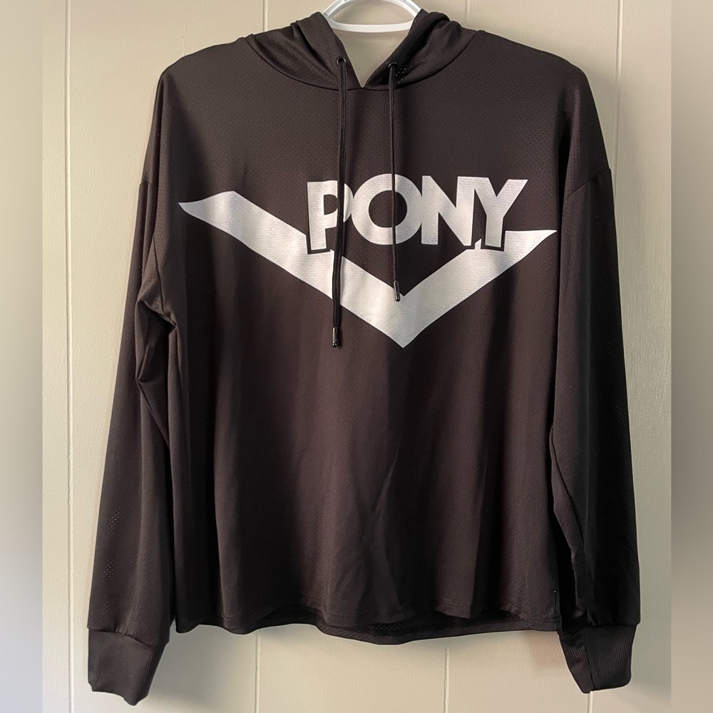PONY Cropped Mesh Women’s Hoodie